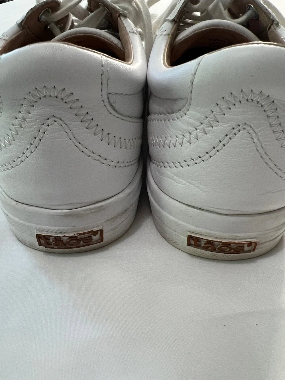 Taos Footwear White Leather Plim Soul Lux Sneakers